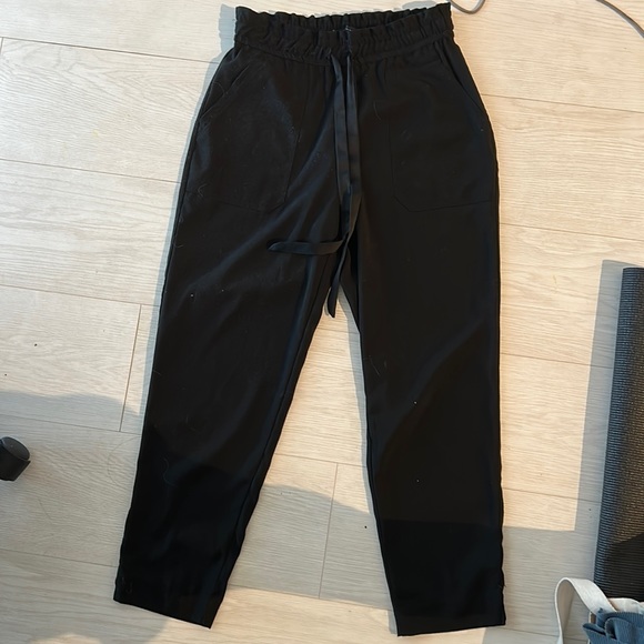 Black Zara business pants tie up USA XS - Picture 1 of 2